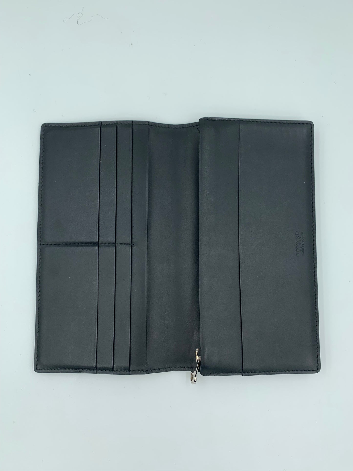 GOYARD Goyardine Long Bi-Fold Wallet Black