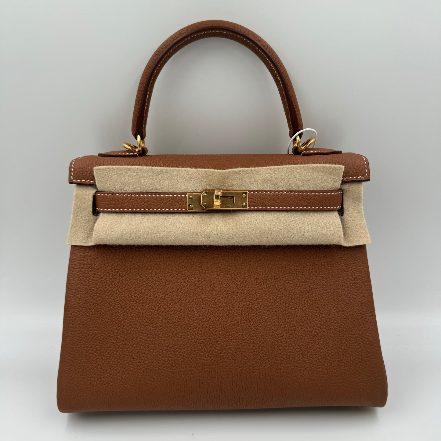 HERMES KELLY GOLDEN BROWN 25 STAMP Z