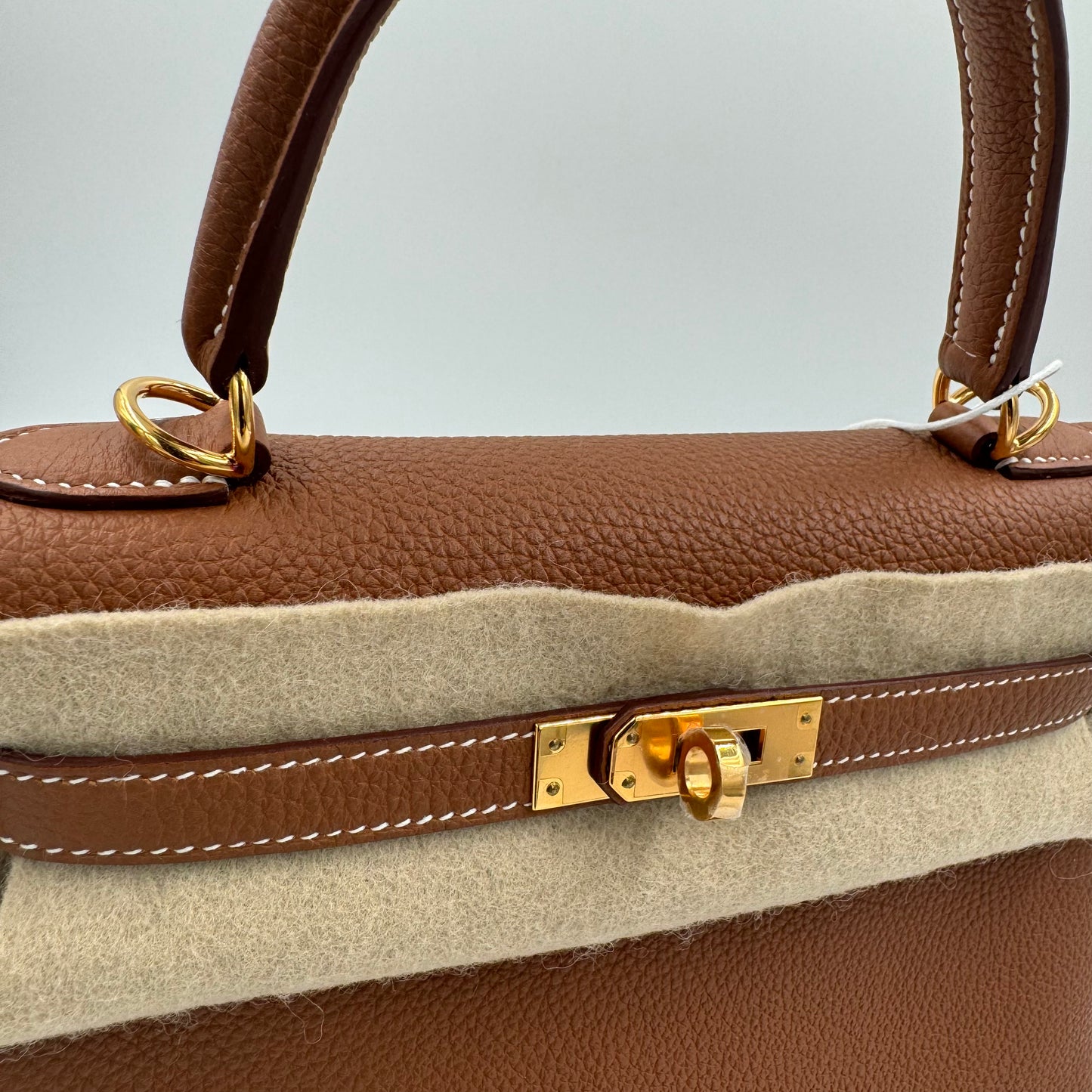 HERMES KELLY GOLDEN BROWN 25 STAMP Z