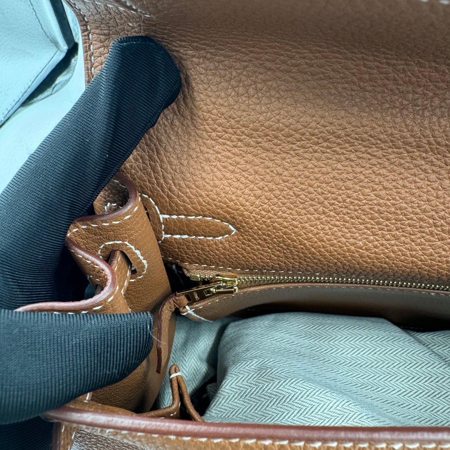 HERMES KELLY GOLDEN BROWN 25 STAMP Z