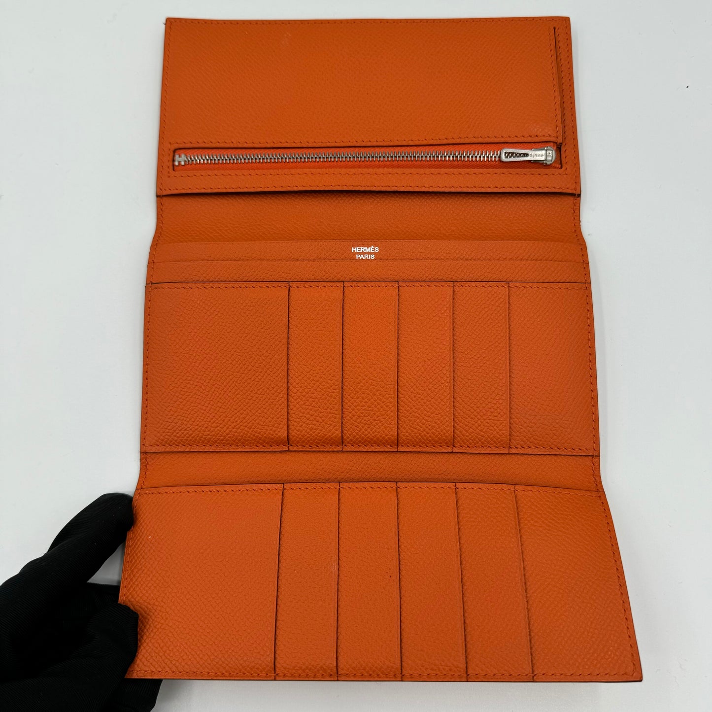 HERMES Béarn Tri-fold Wallet H