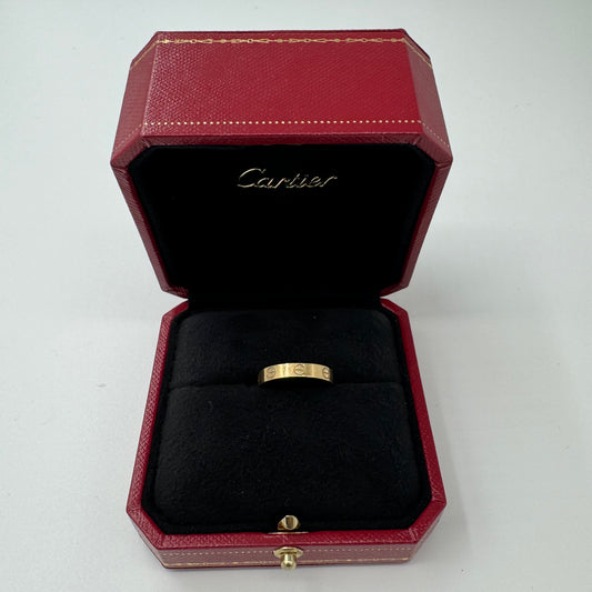CARTIER SMALL LOVE RING 18K GOLD