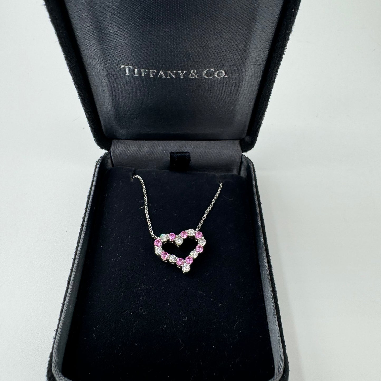 TIFFANY & CO. Heart-shaped 18K Rose Gold Necklace