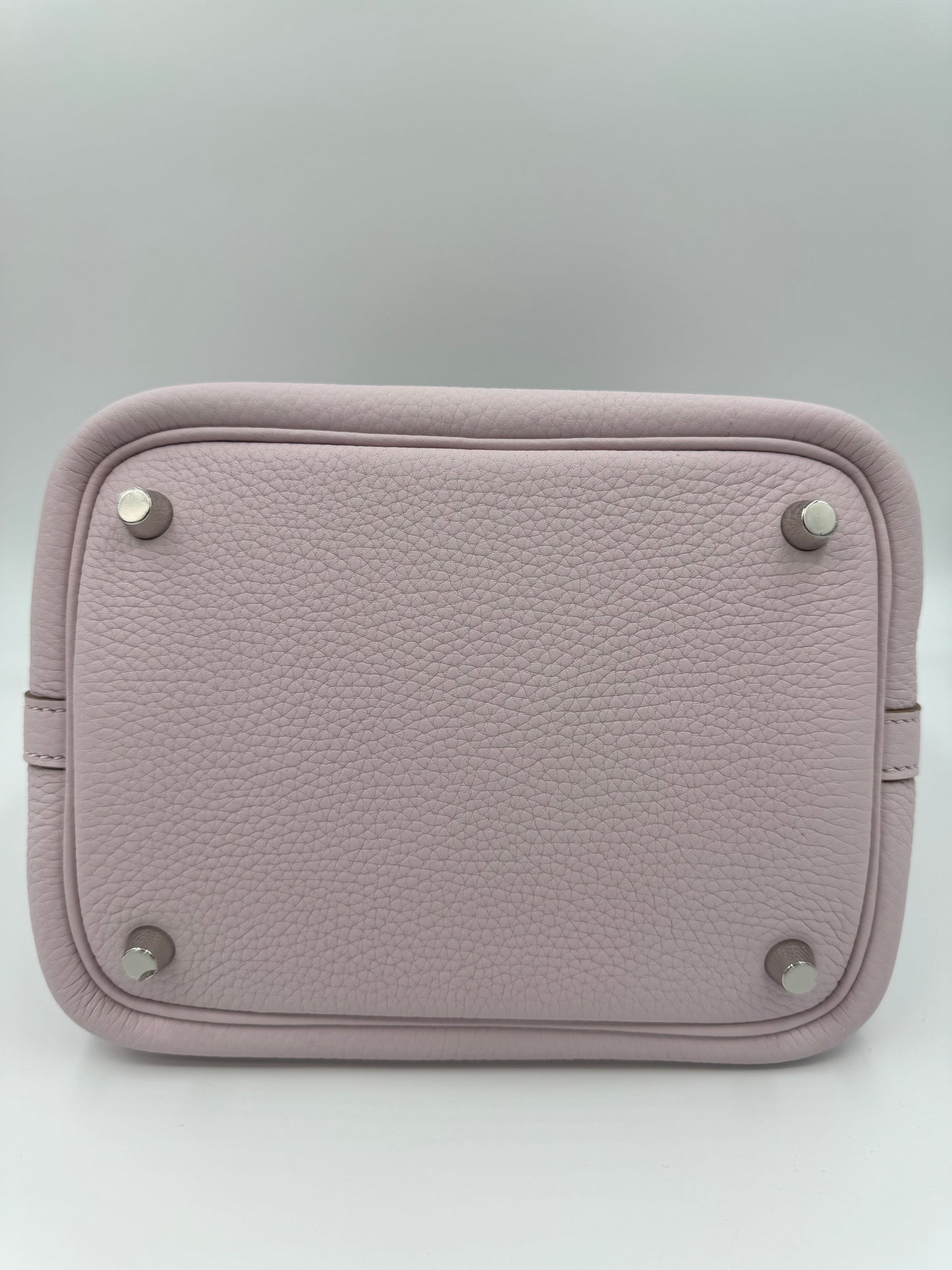 HERMES PICOTIN LOCK 18 TAURILLON CLEMENCE 09 MAUVE PALE STAMP W
