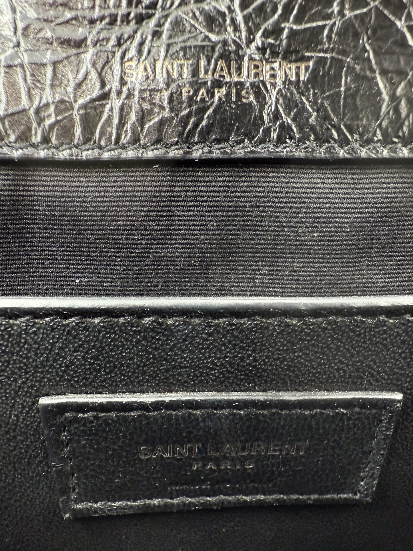 SAINT LAURENT NIKI BABY CALFSKIN BLACK