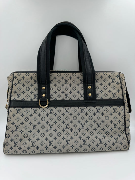 LOUIS VUITTON Josephine GM Mini Monogram Tote Bleu