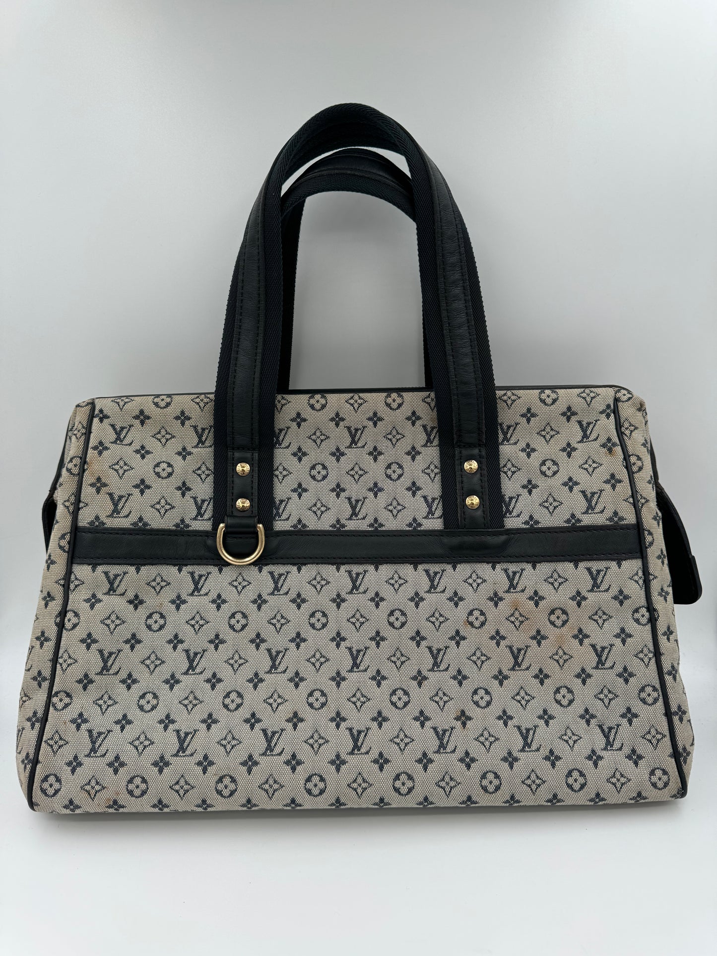 LOUIS VUITTON Josephine GM Mini Monogram Tote Bleu