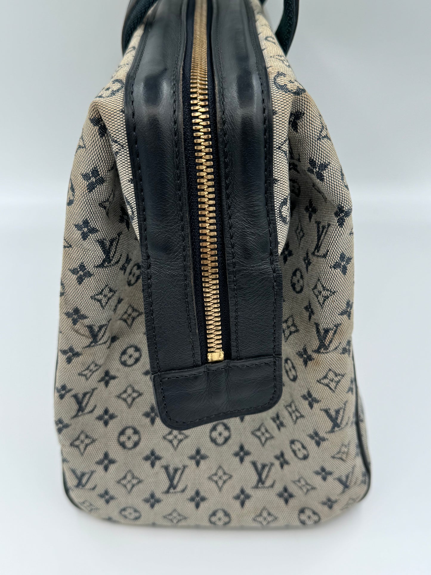 LOUIS VUITTON Josephine GM Mini Monogram Tote Bleu