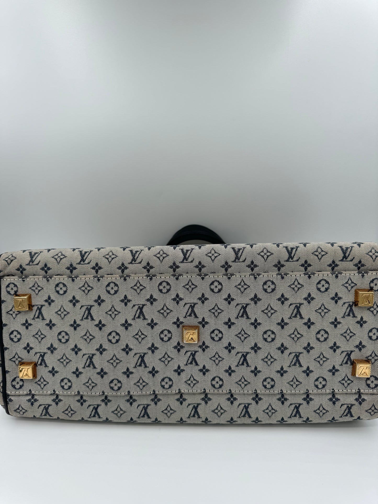 LOUIS VUITTON Josephine GM Mini Monogram Tote Bleu