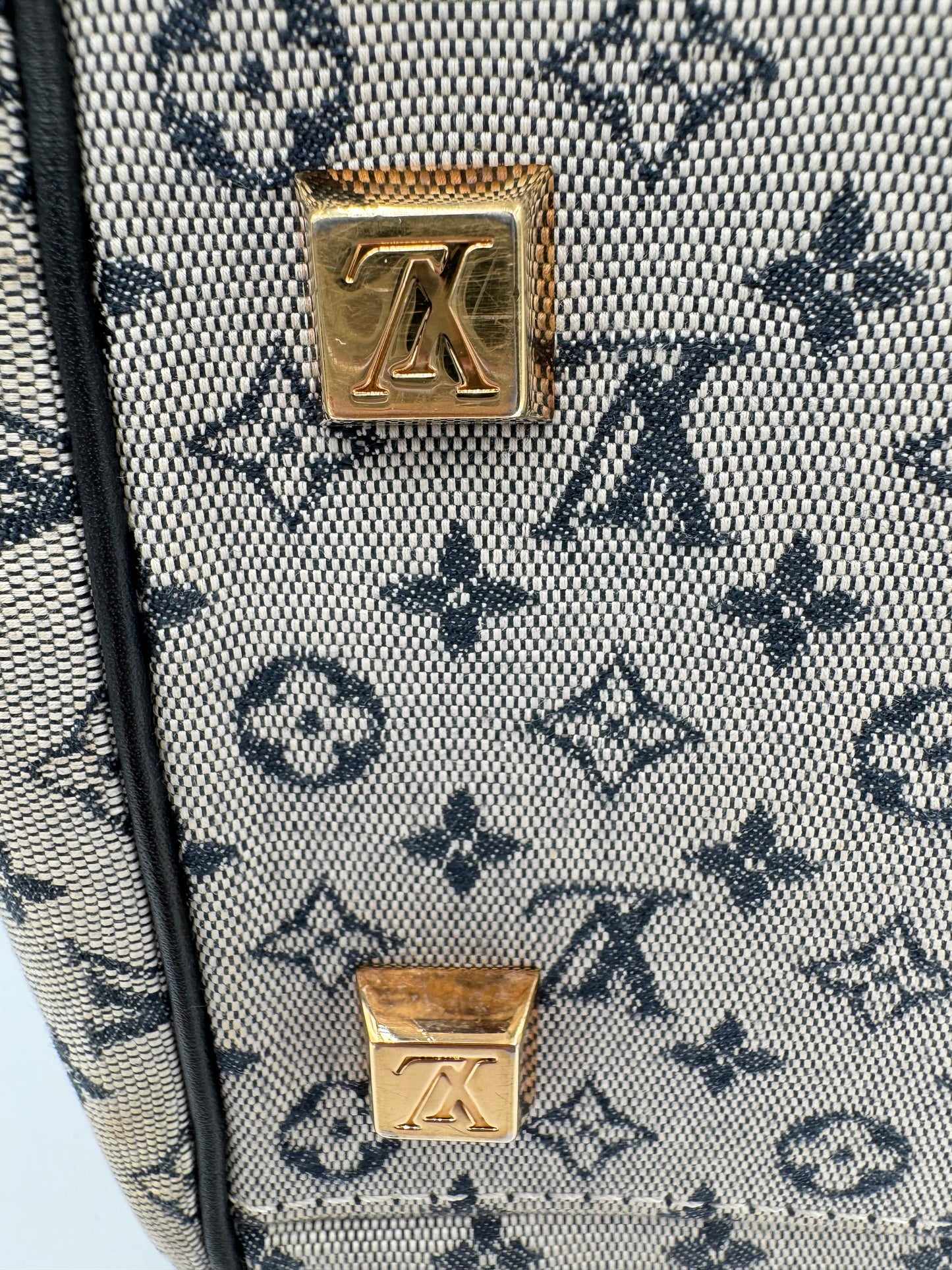 LOUIS VUITTON Josephine GM Mini Monogram Tote Bleu