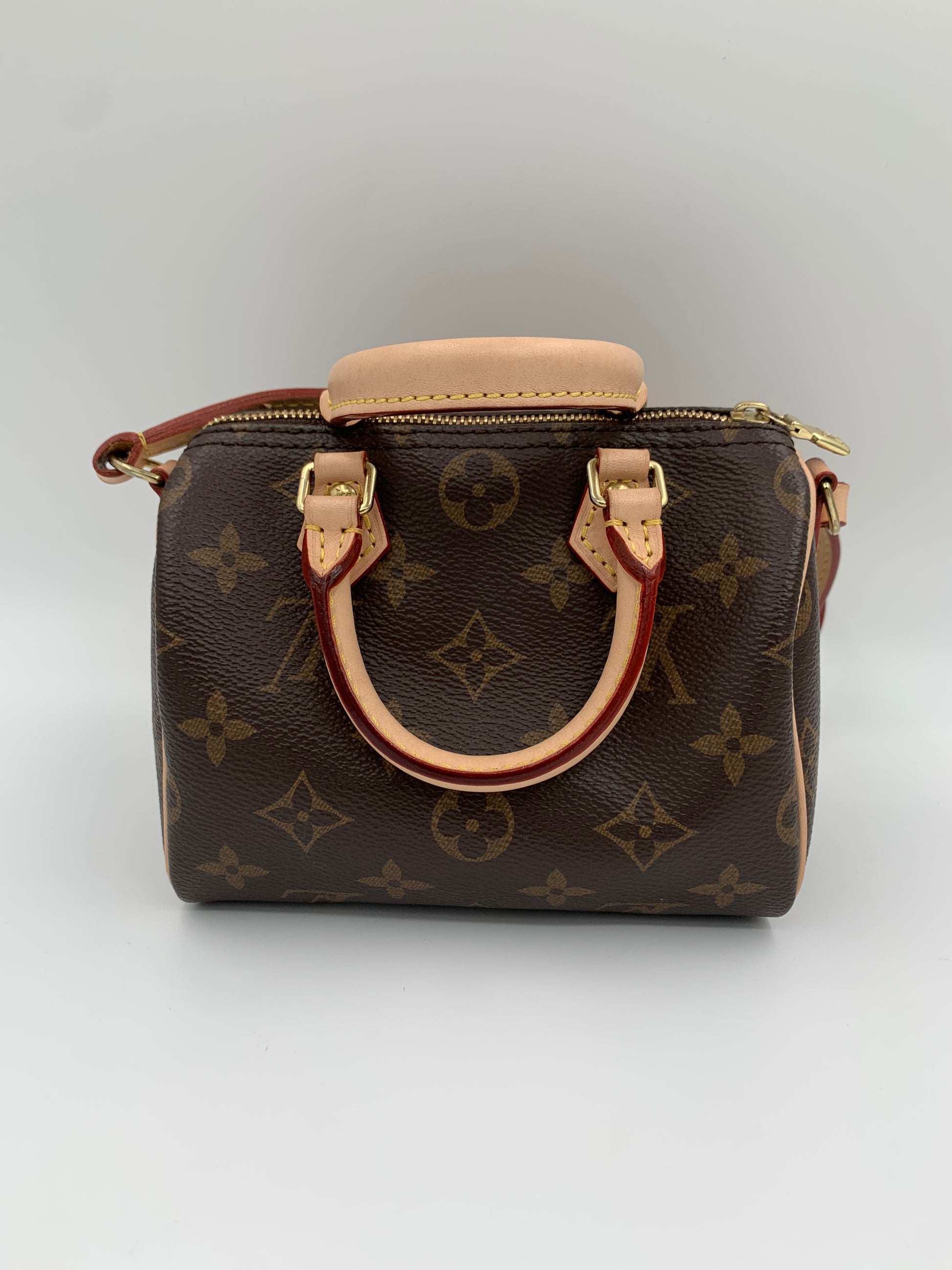Louis Vuitton Vintage Nano Monogram Speedy - Brown Mini Bags