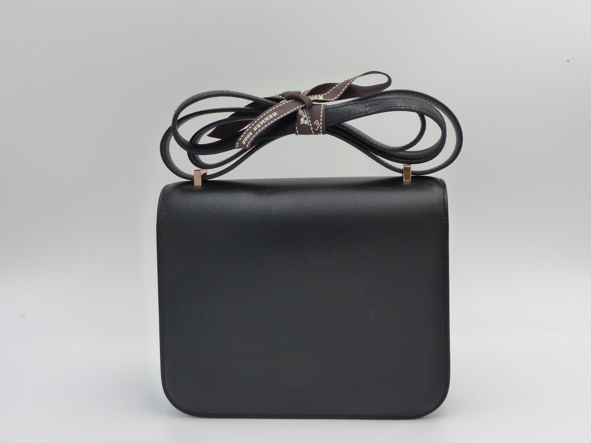 Hermes Mini Constance Box Black SHW Stamp Z