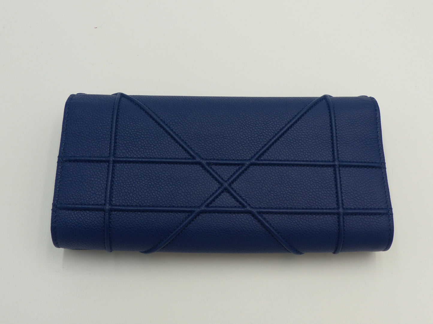 CHRISTIAN DIOR DIORAMA WALLET BLUE