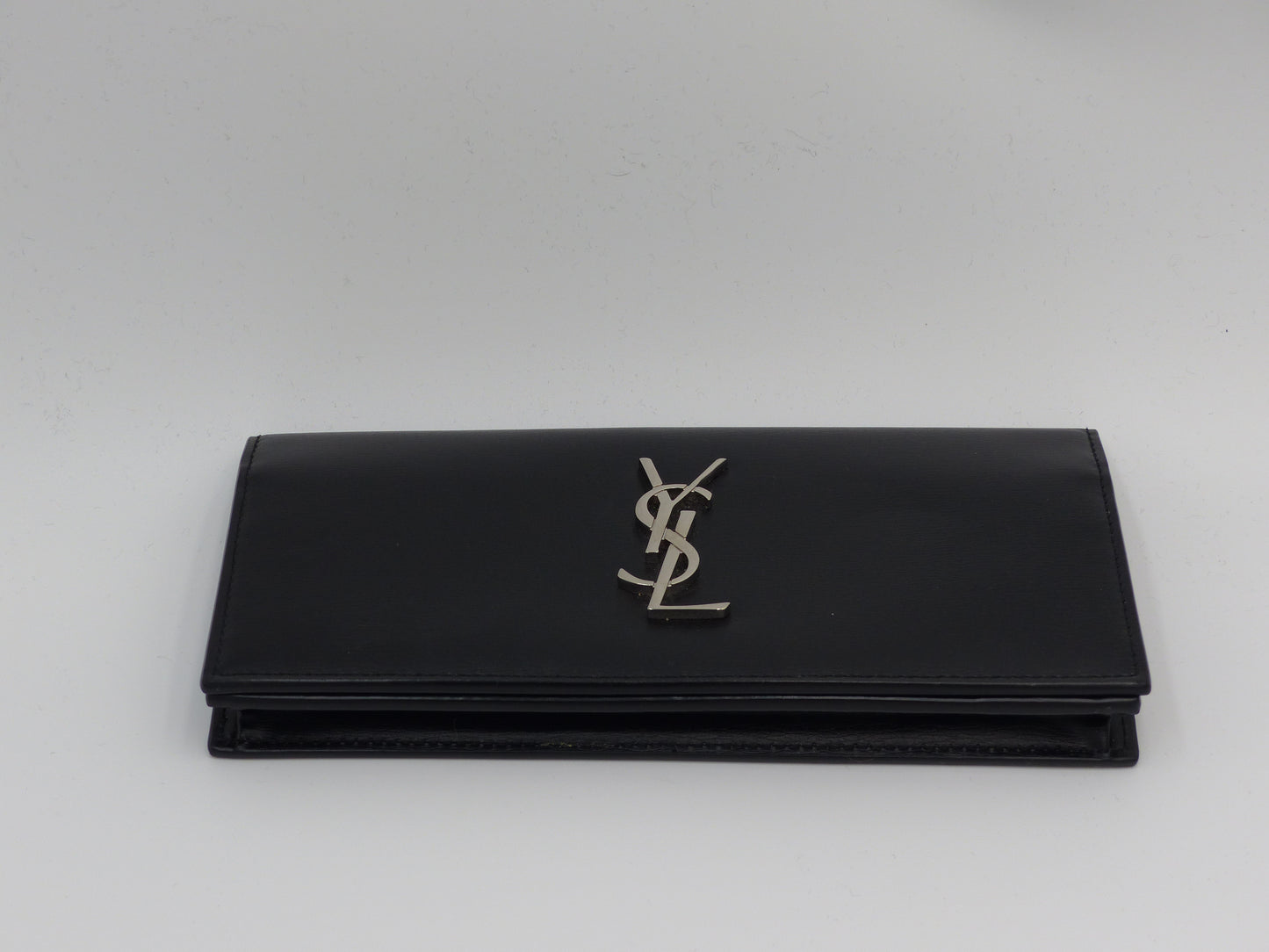 SAINT LAURENT / YSL CLUTCH PATENT BLACK