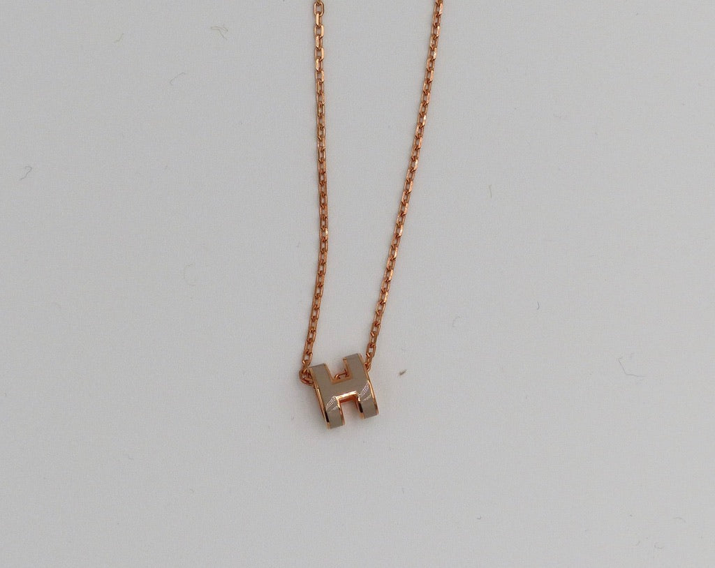 HERMES MINI POP H PENDANT MARRON GLACÉ RGHW